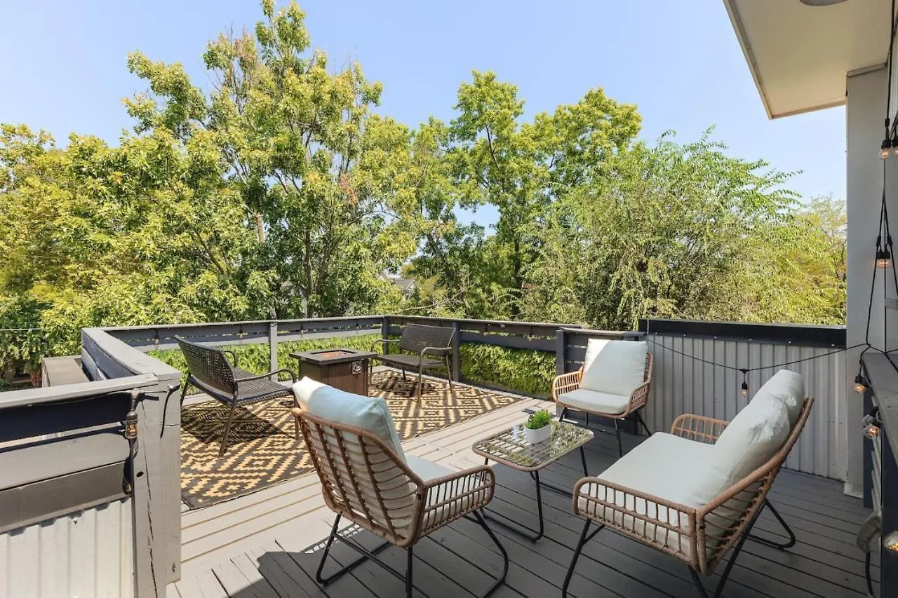 Modern Home With Rooftop Deck Walk To Coffee Restaurants Brewery Nashville Holiday home