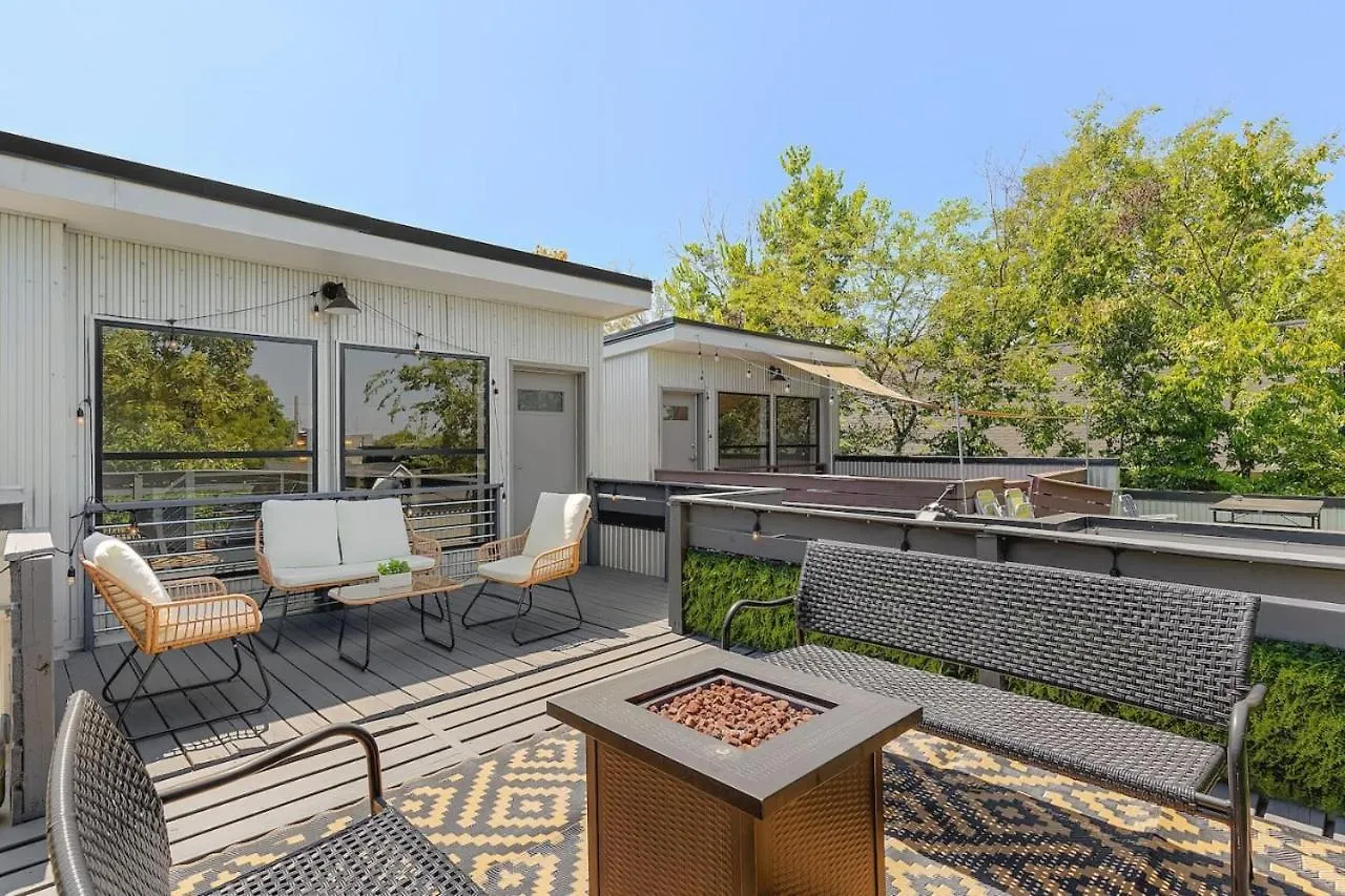 Modern Home With Rooftop Deck Walk To Coffee Restaurants Brewery Nashville 0*,